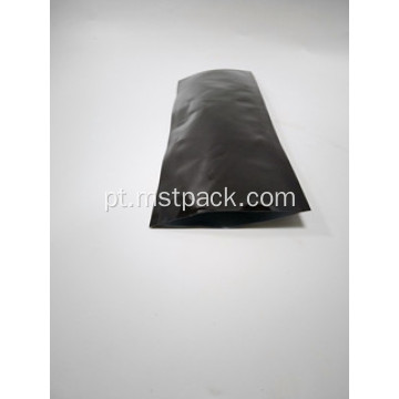 Bolsa de embalagem de retângulo preto puro